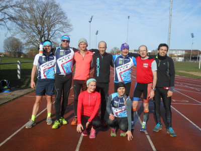 des triathlètes chaleureux,de la bonne humeur,bref une séance réussie